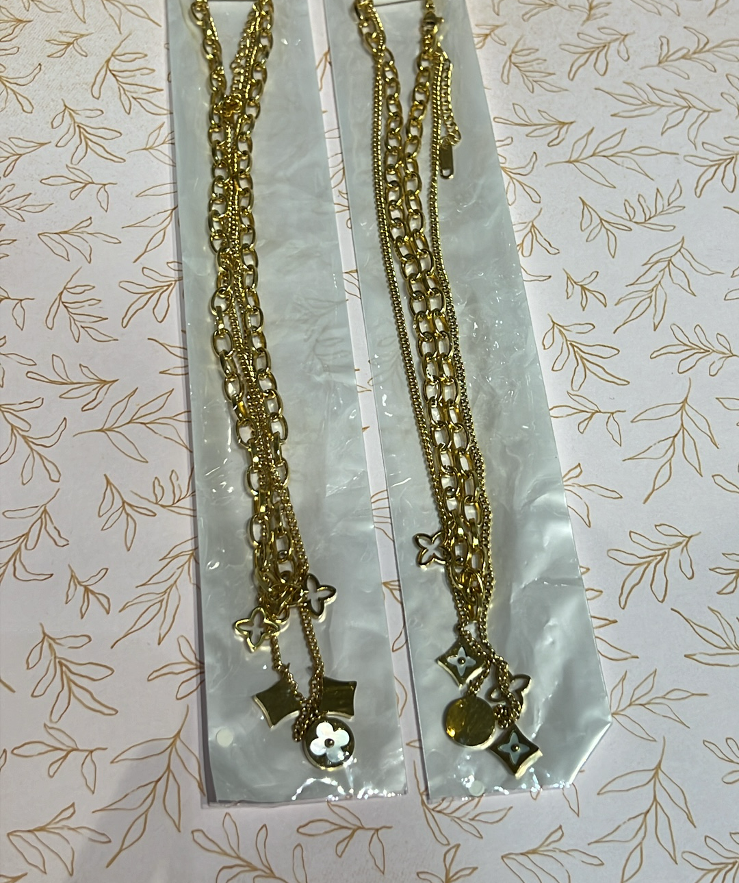 LV Chain Layer Necklace