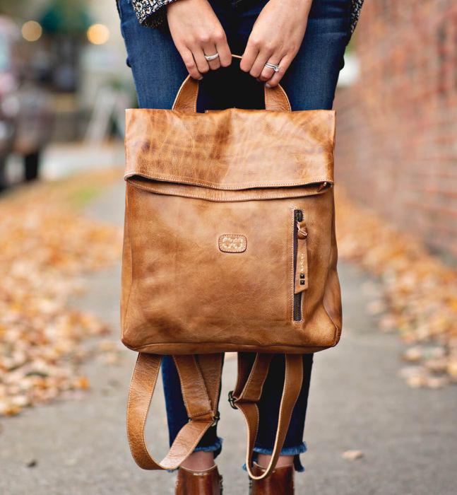 Howie Tan Rustic Purse