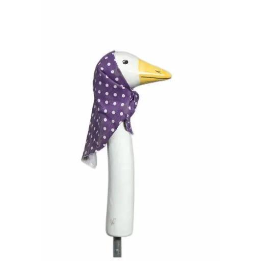Scarfed Garden Goose