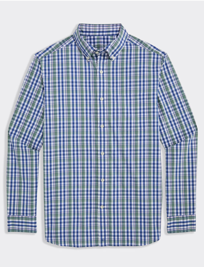 Performance Cotton Audubon Plaid Shirt
