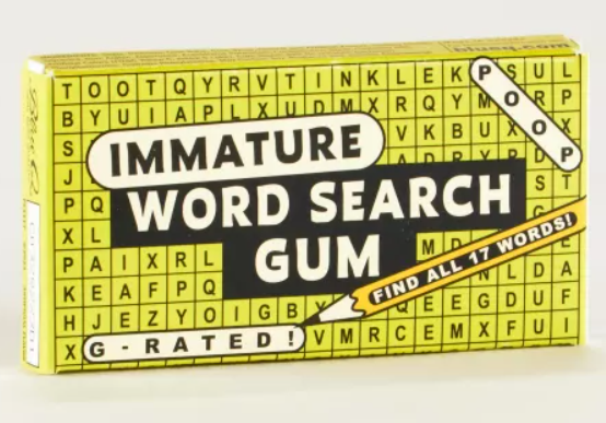 Immature Word Search Gum