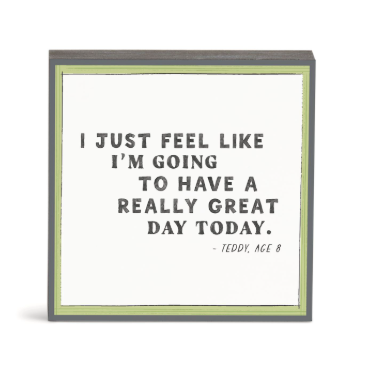 Really Great Day Wall Art - 6"