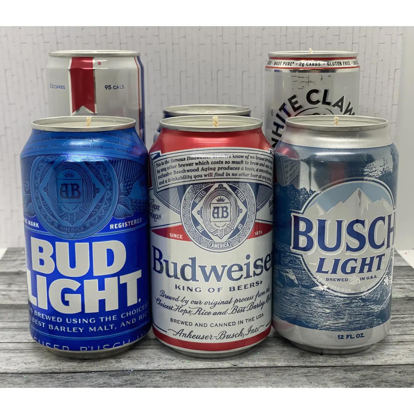 Soy Candles - Recycled Beer Cans
