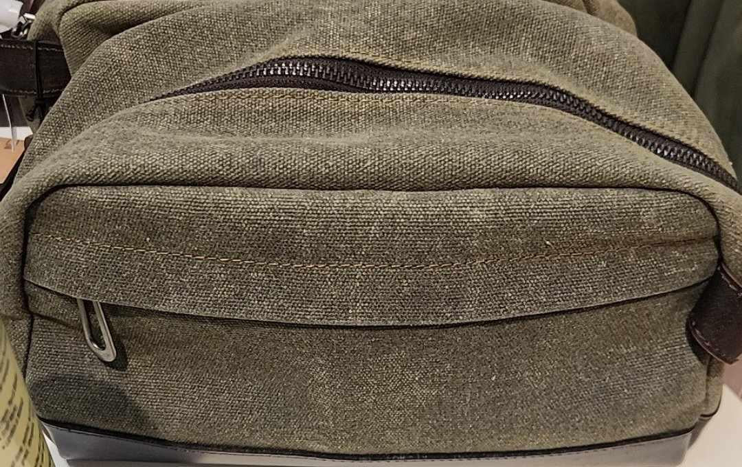 Wax Canvas Toiletry Bag