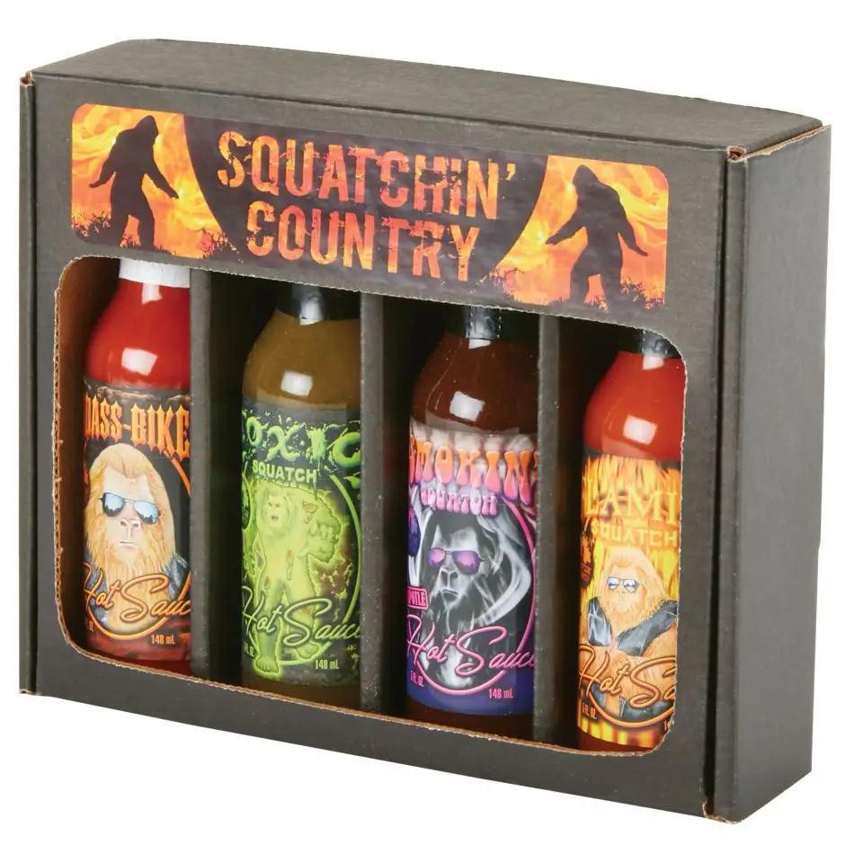 Squatchin' Country Hot Sauce 4PK Gift Set