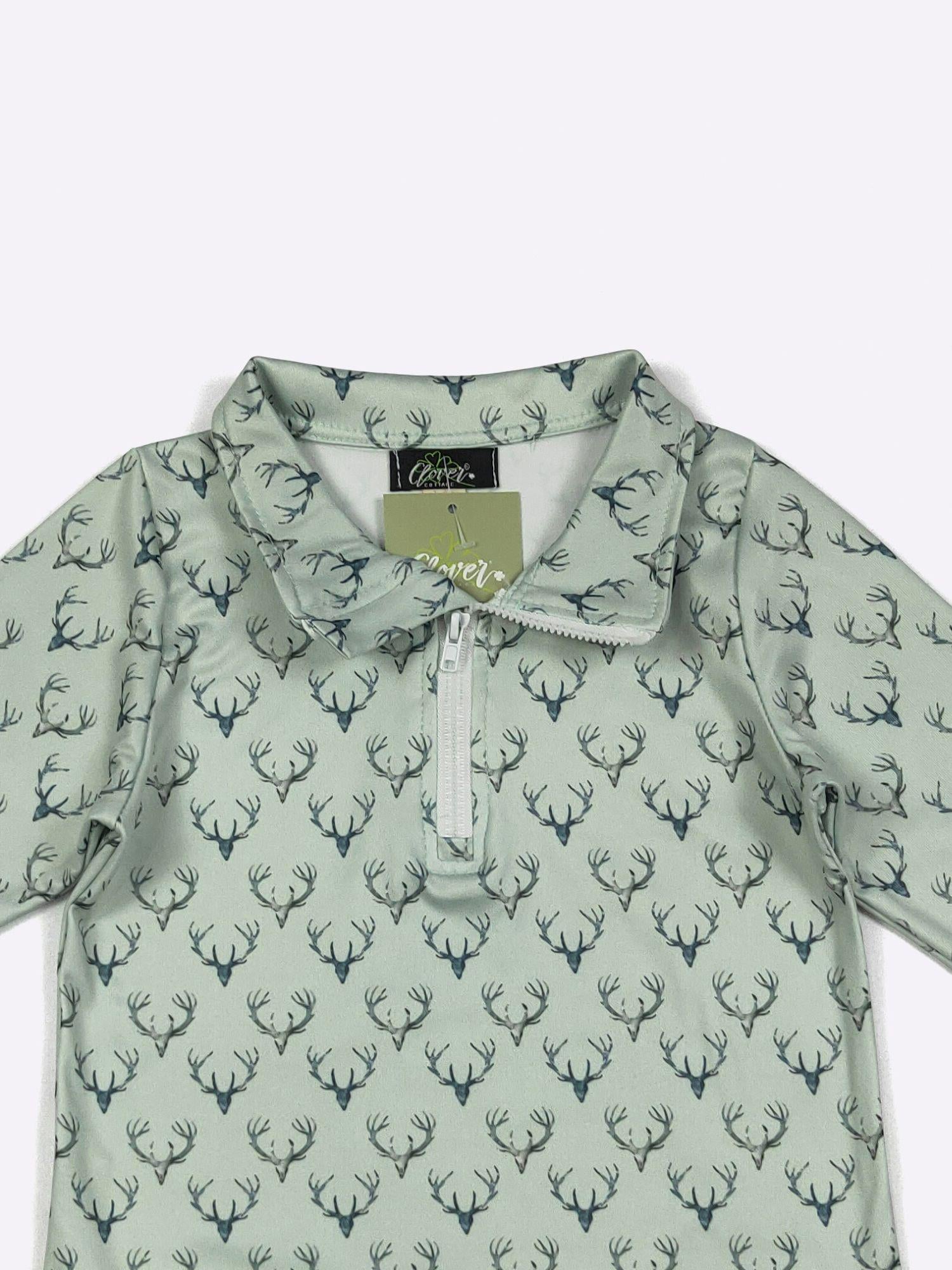 Sage Deer Boy Quarter Zip