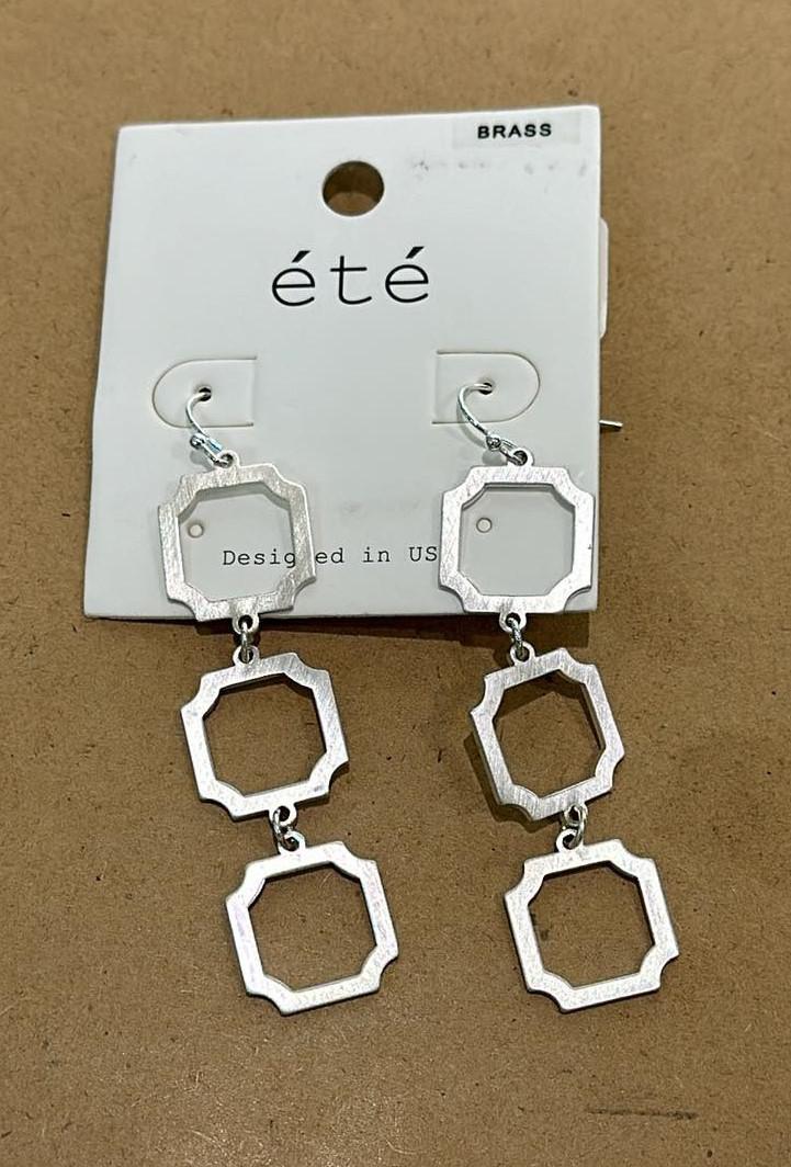 Geometric Drop Earrings