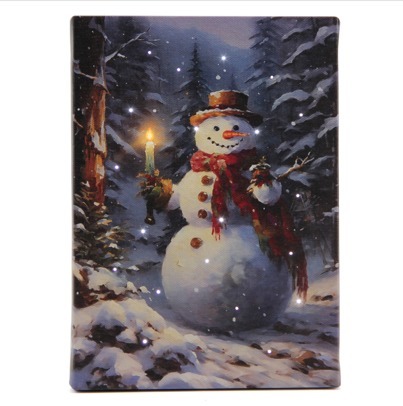 Frosty's Guide Lighted Picture
