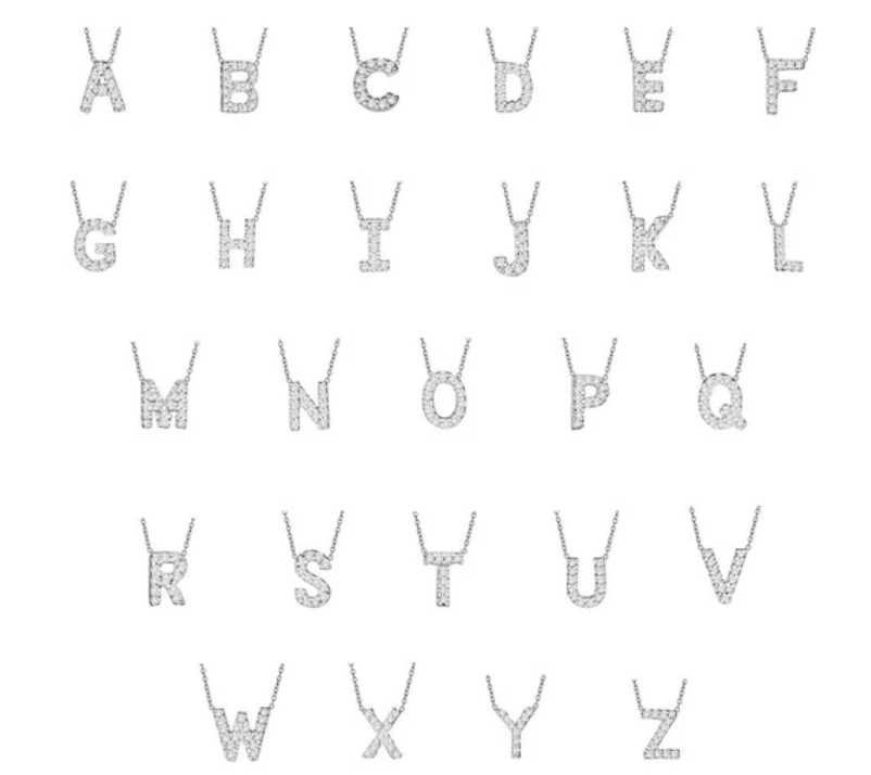 Mini Initial/Birthstone Charm Bar