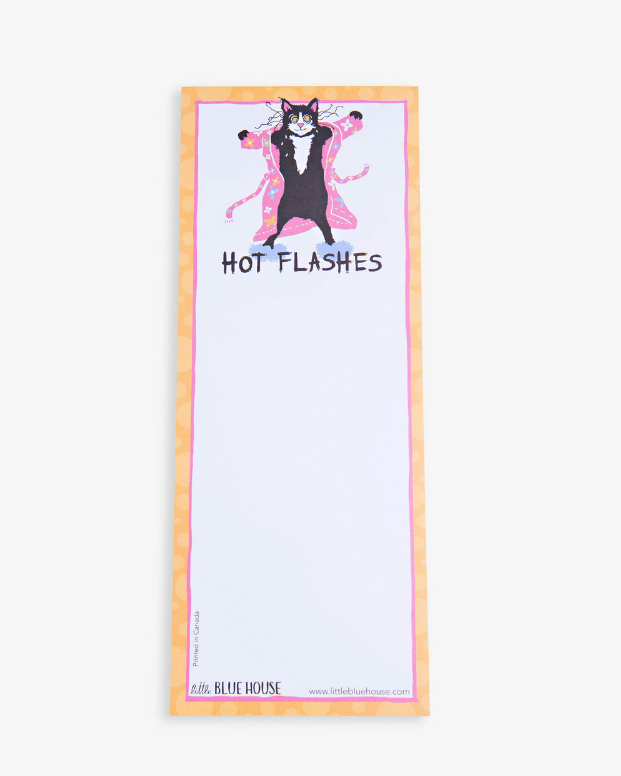 Little Blue House Hot Flashes Magnetic List