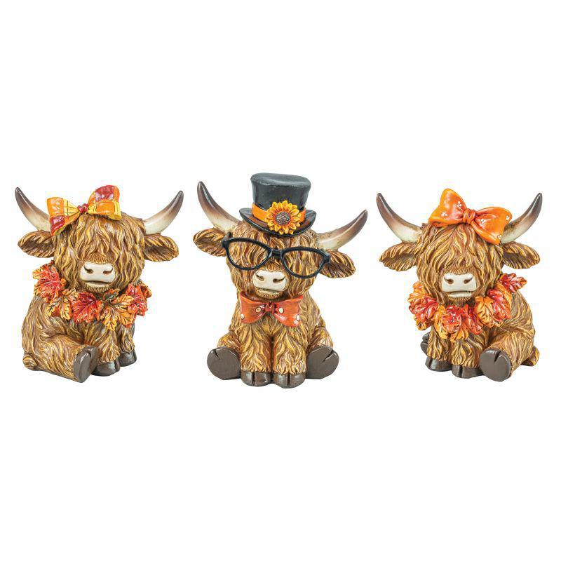 Harvest Highland Cow Tabletop