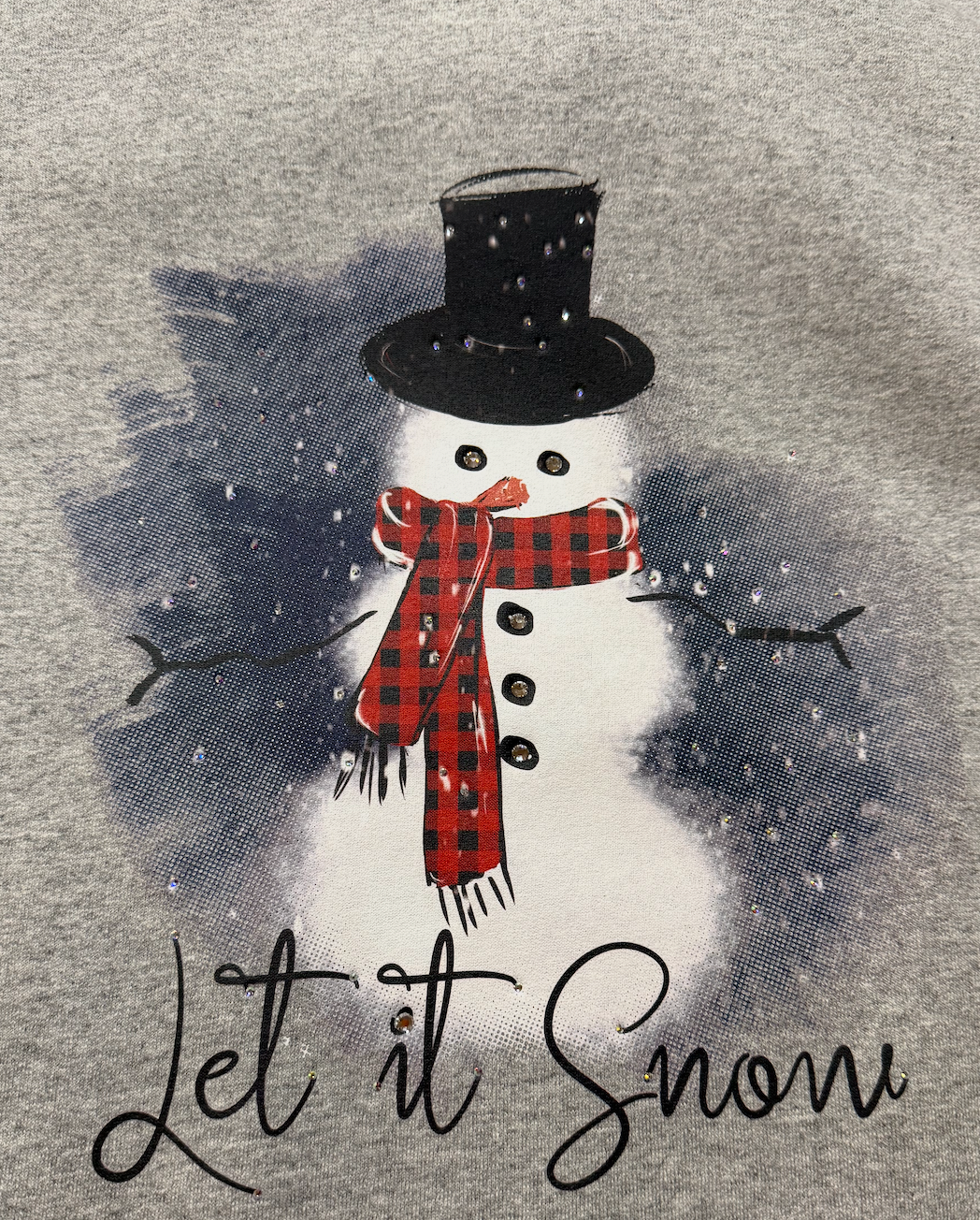 Let It Snow Rhinestone