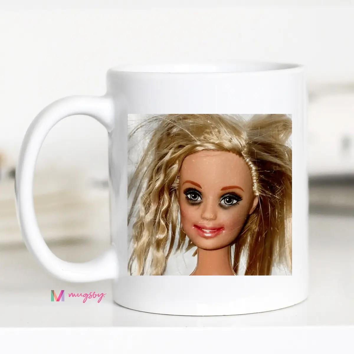 Funny Crazy Hair Doll Coffee Mug