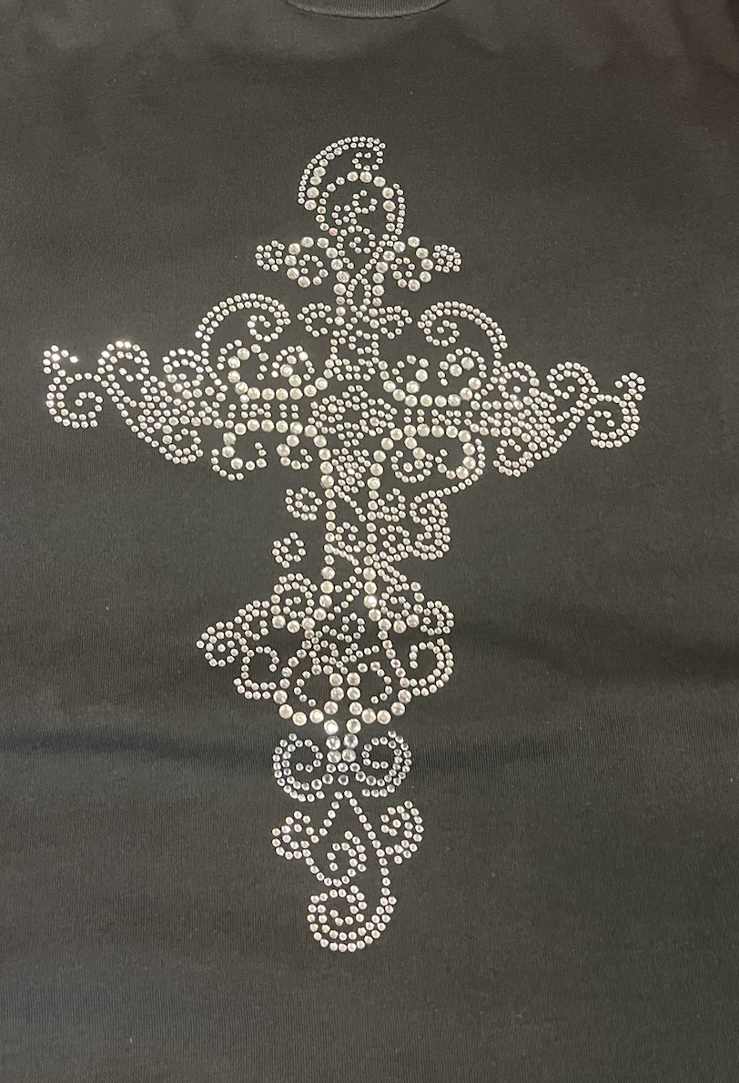 Cross Rhinestone