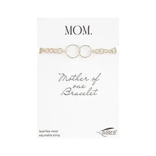 7"L Gold Mother of Bracelet