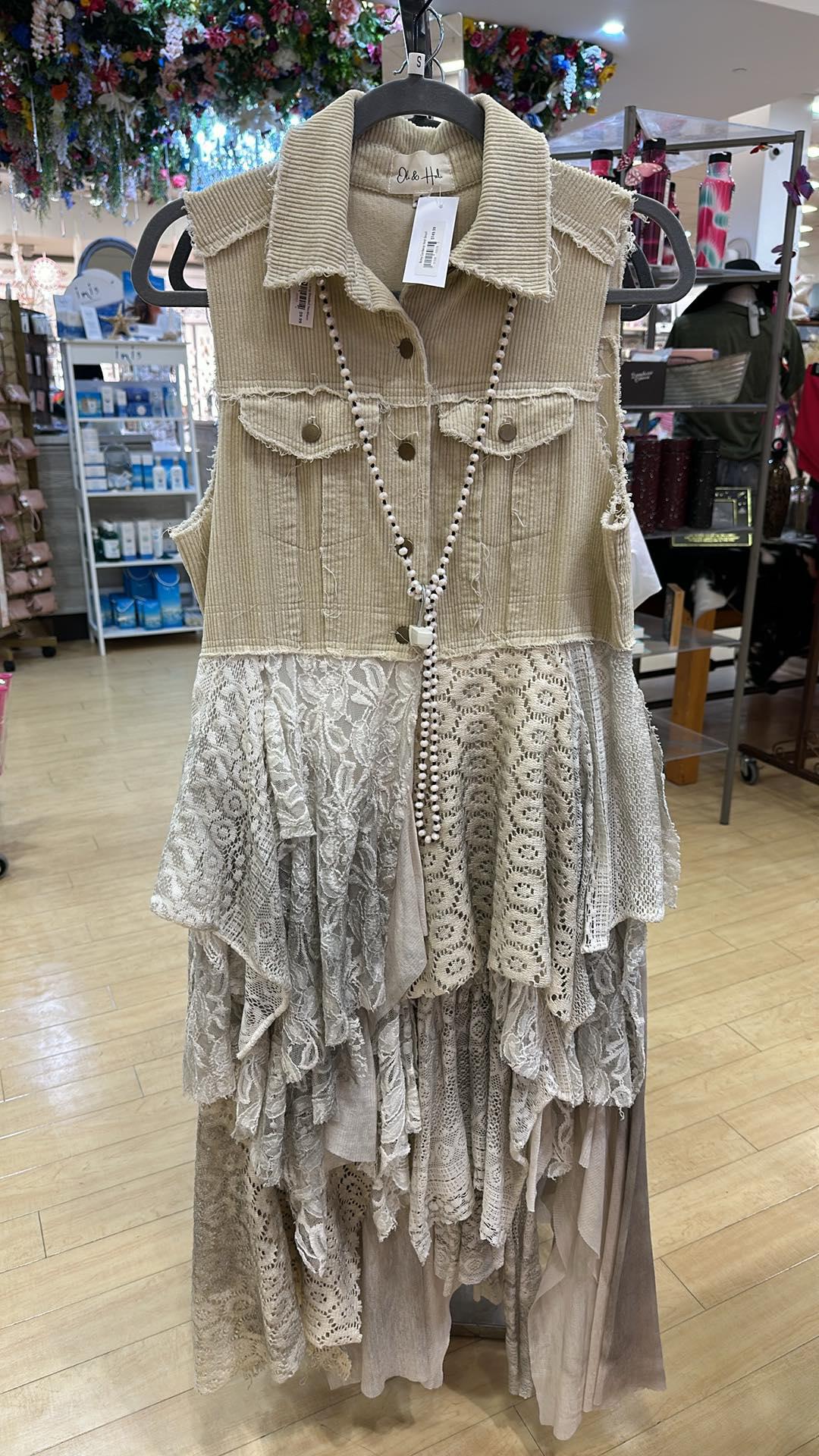 Boho Corduroy Vest