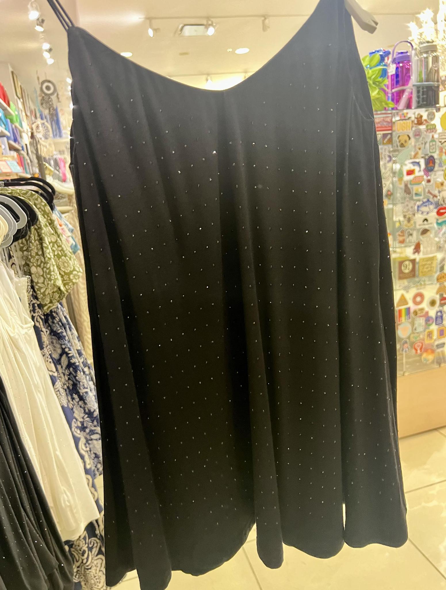 Black Rhinestone Cami