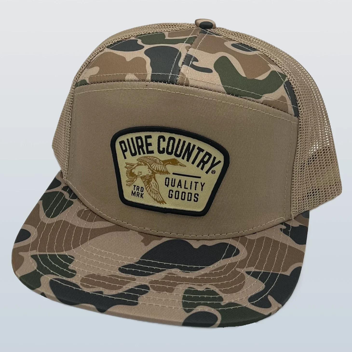 7Panel Duck KB Patch Old School Hat Camo/Khaki