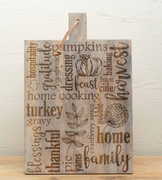 Thanksgiving Blessings Serving Board