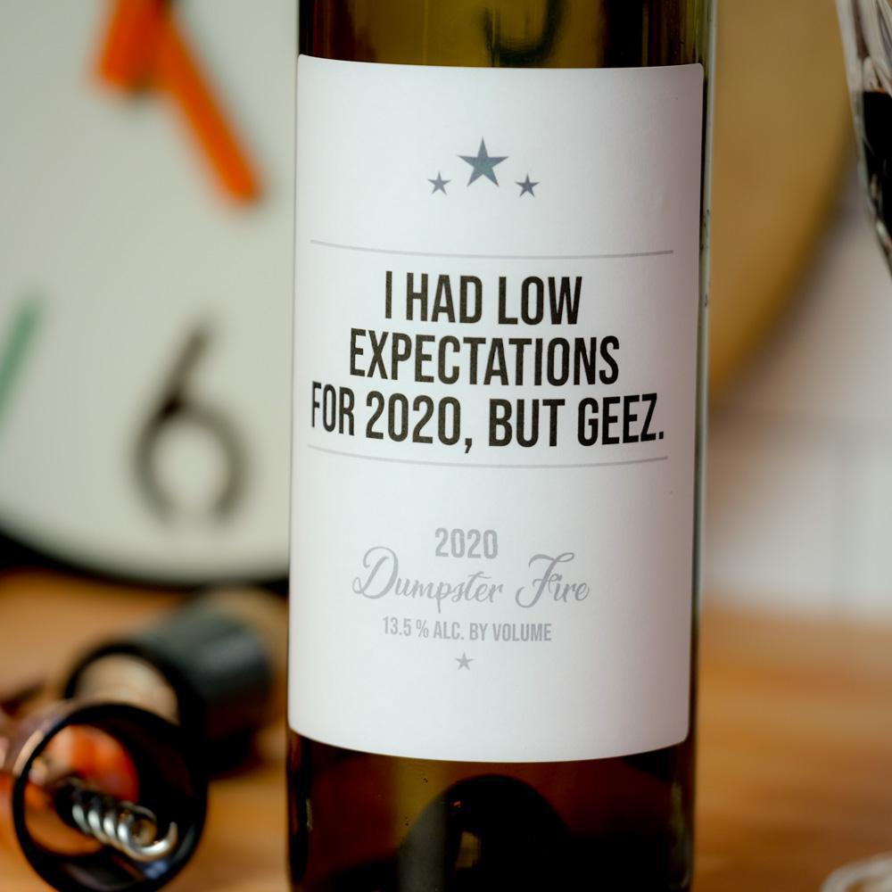Low Expectations Wine Label