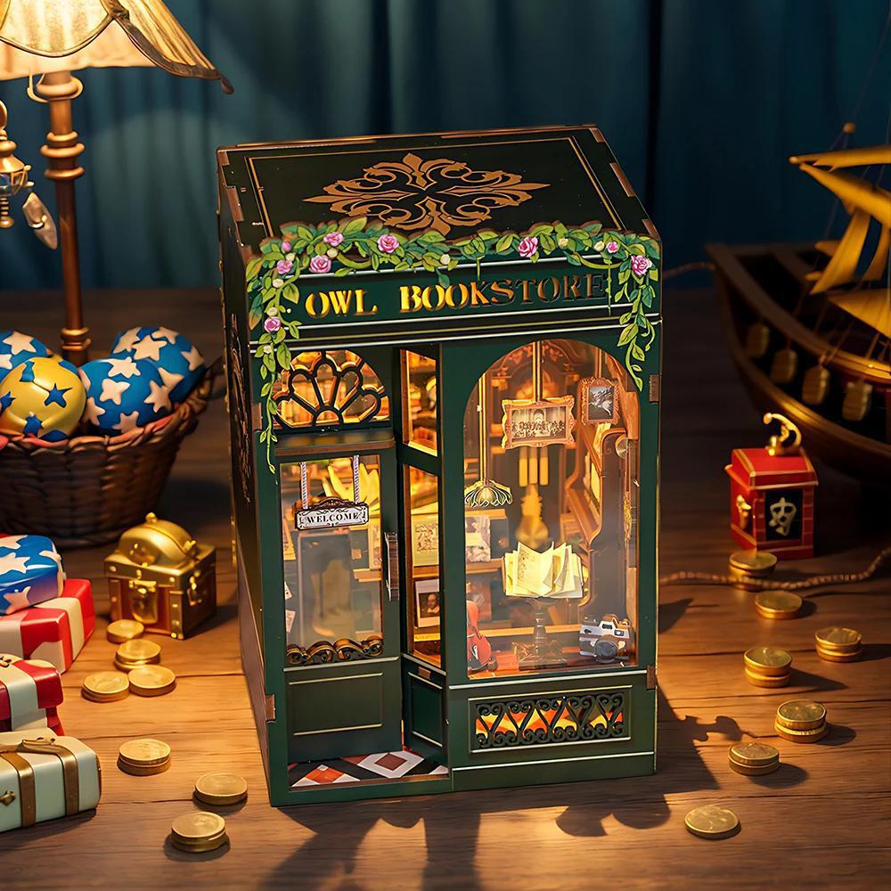 Owl Bookstore DIY Book Nook Kit