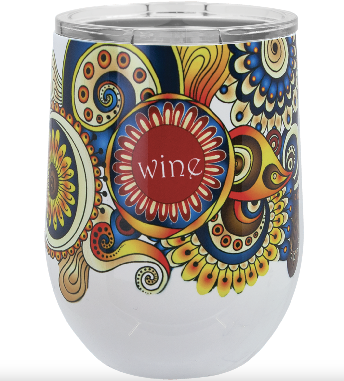 12 oz. Customizable Polar Camel Stemless Wine Tumbler with Lid