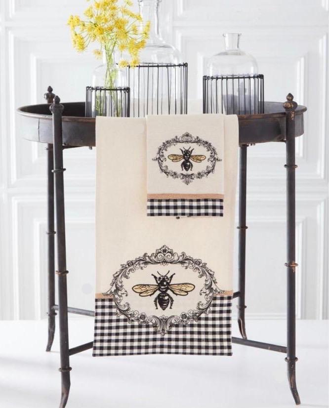 72" Embroidered Bee Runner
