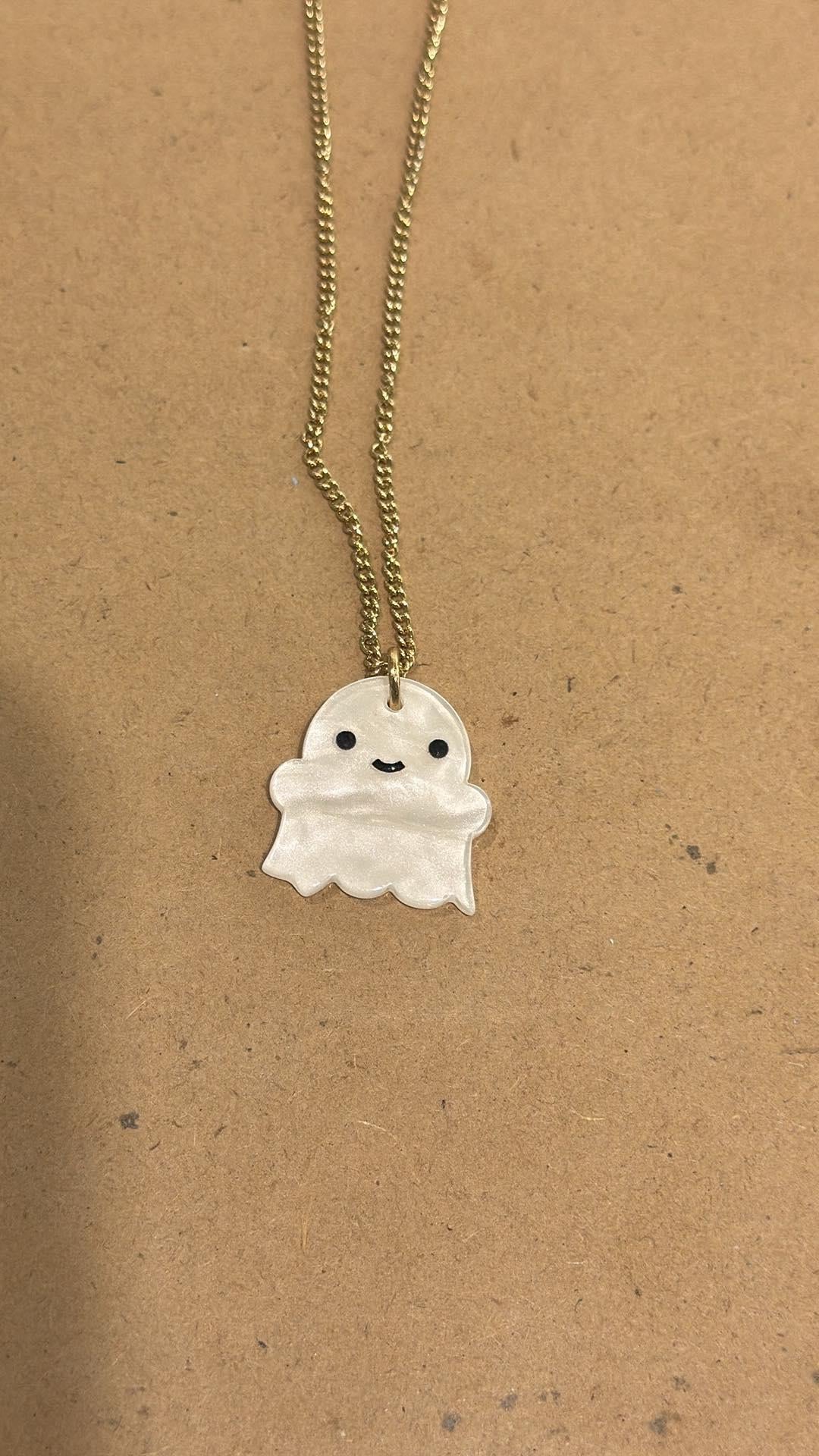 Smile Ghost Necklace