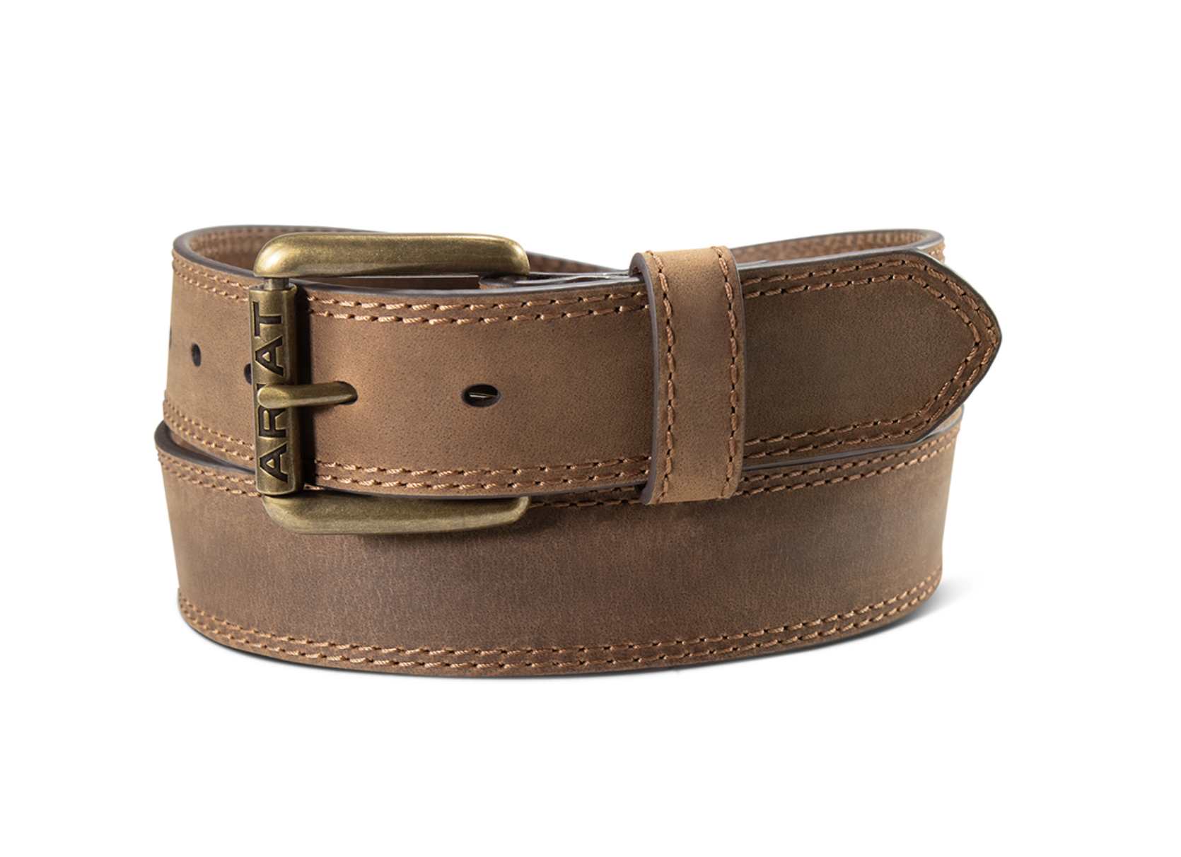 Ariat Single Ply Medium Brown Leather Belt