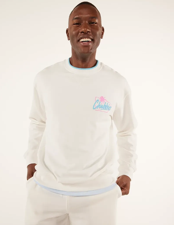 The Beach Club Sweatshirt White