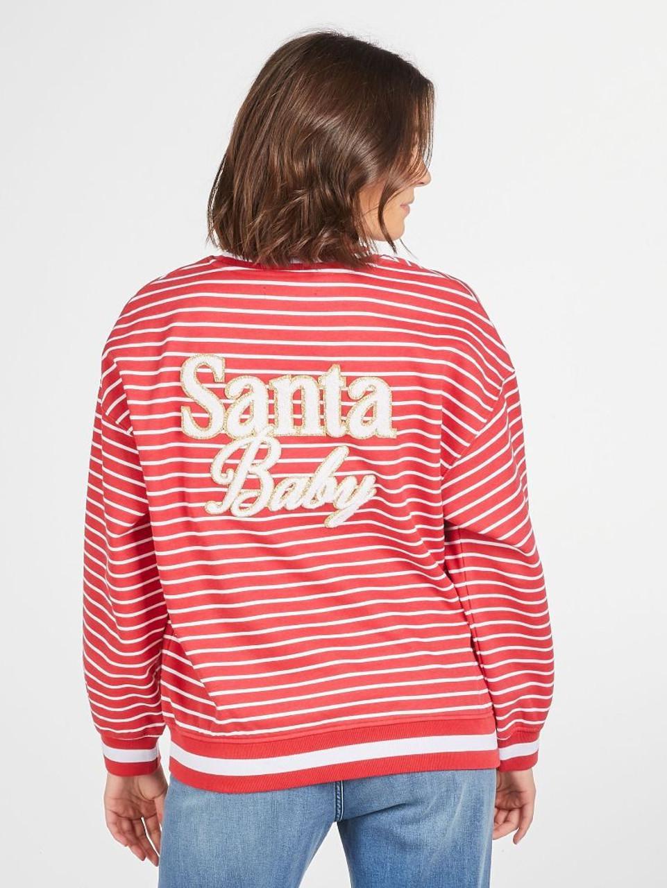SS Varsity Santa Baby Crewneck