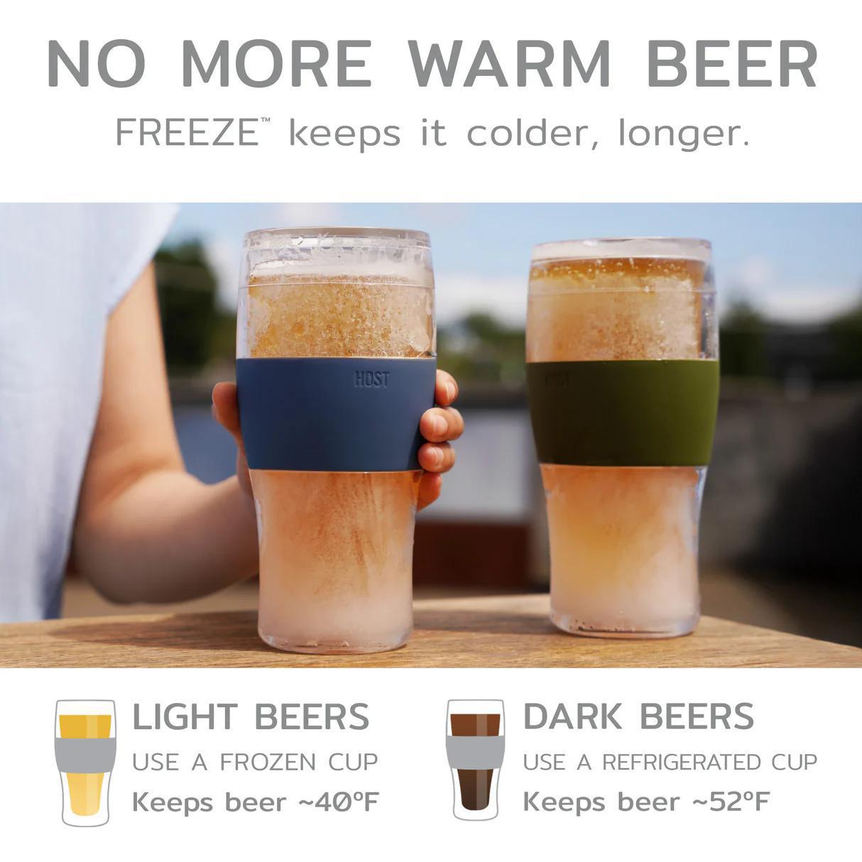 Beer FREEZE Cooling Cup in Green Camo