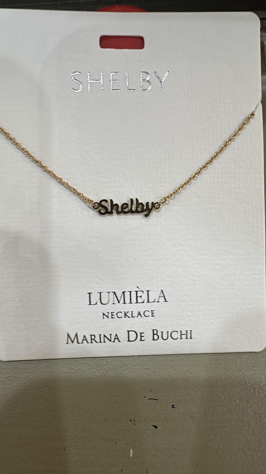 Lumiela Shelby Name Necklace