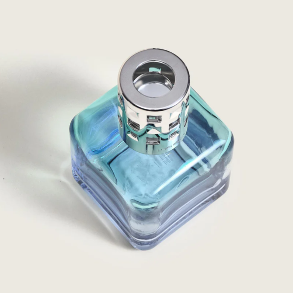 Glaçon Turquoise-Blue Gradient Lamp Gift Set with Air Pur
