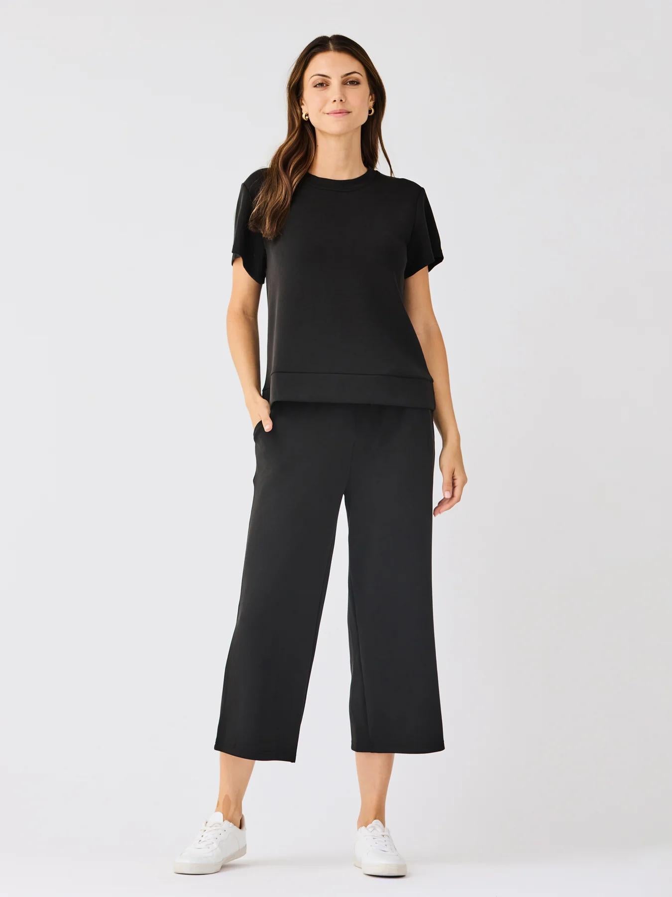 Sabrina Cropped Pants | Black