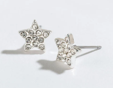 Crystal Star Stud Earrings