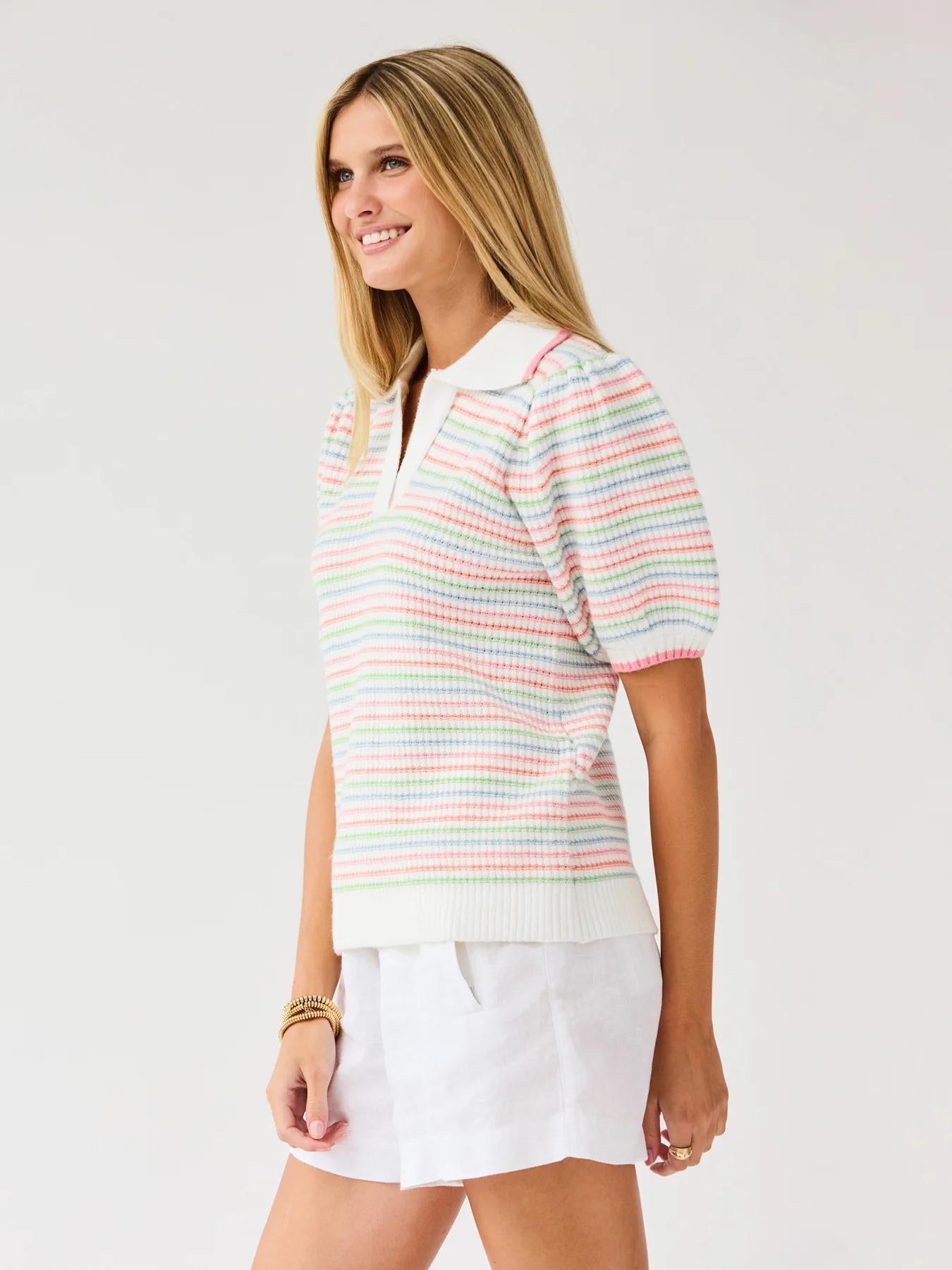 Emma Sweater | Ivory Multi