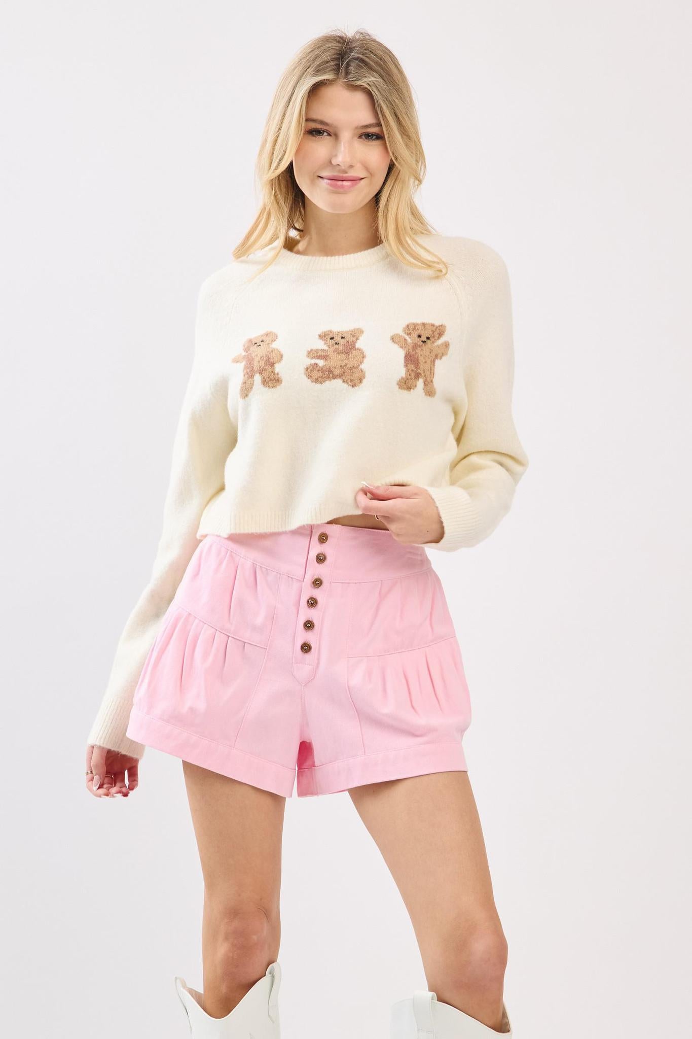 Ivory Three Bears Sweater