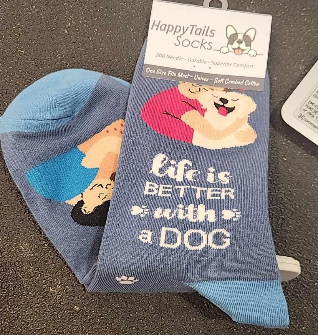 I Love My Dog Socks