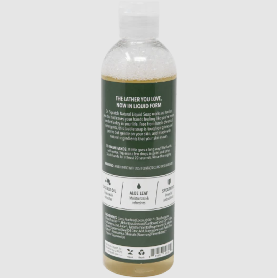 Dr. Squatch Liquid Soap Mountain Mint 4oz