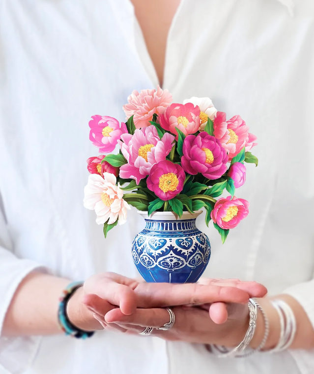 Mini Peony Paradise Pop-Up Card
