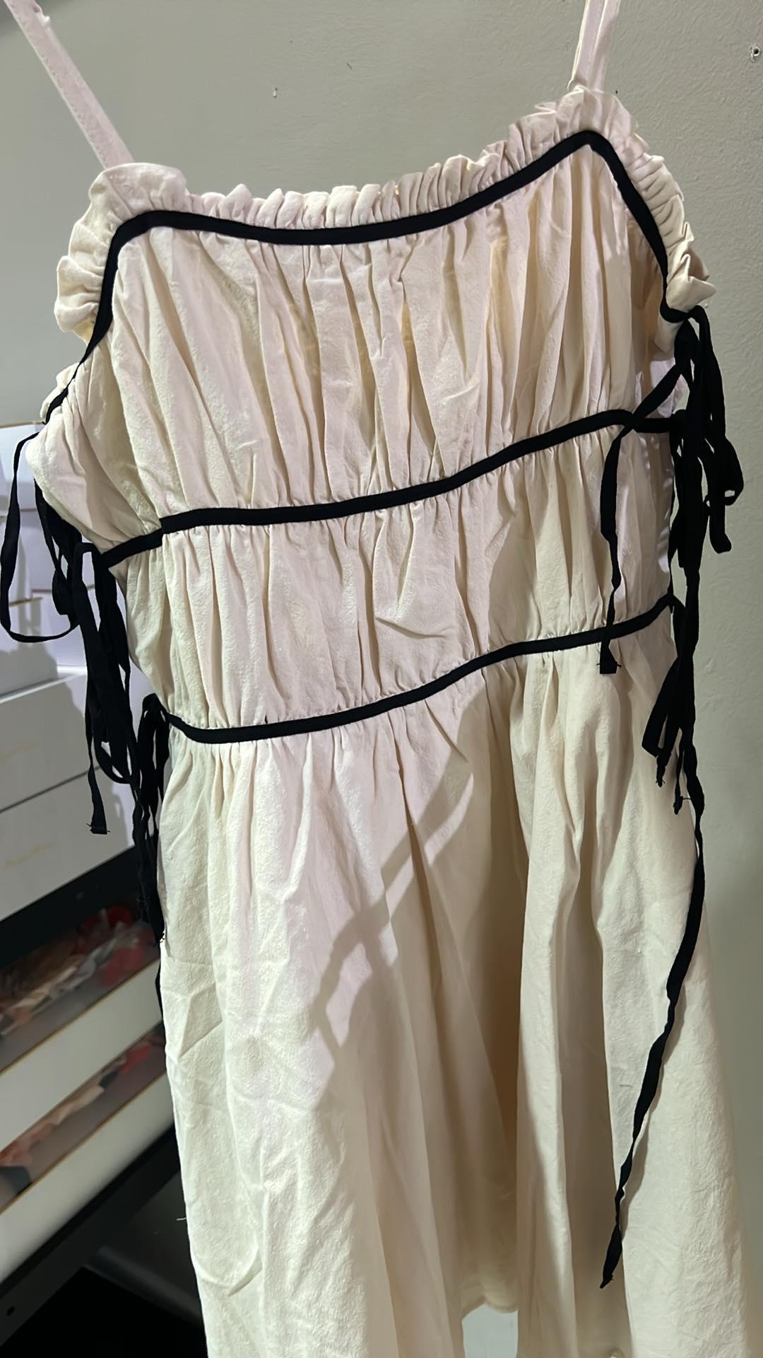 Ribbon Mini Dress