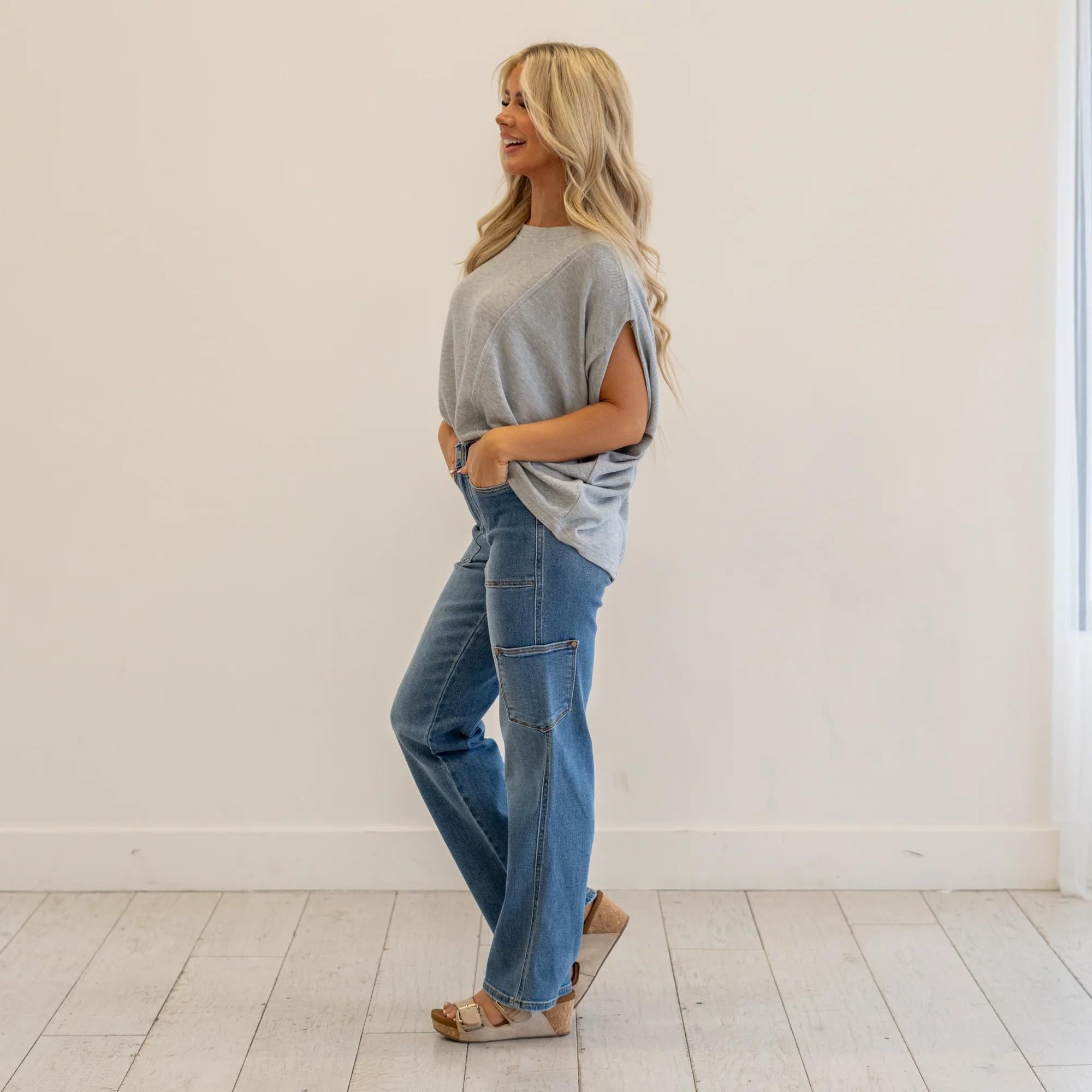 Judy Blue HW 90's Straight Jeans