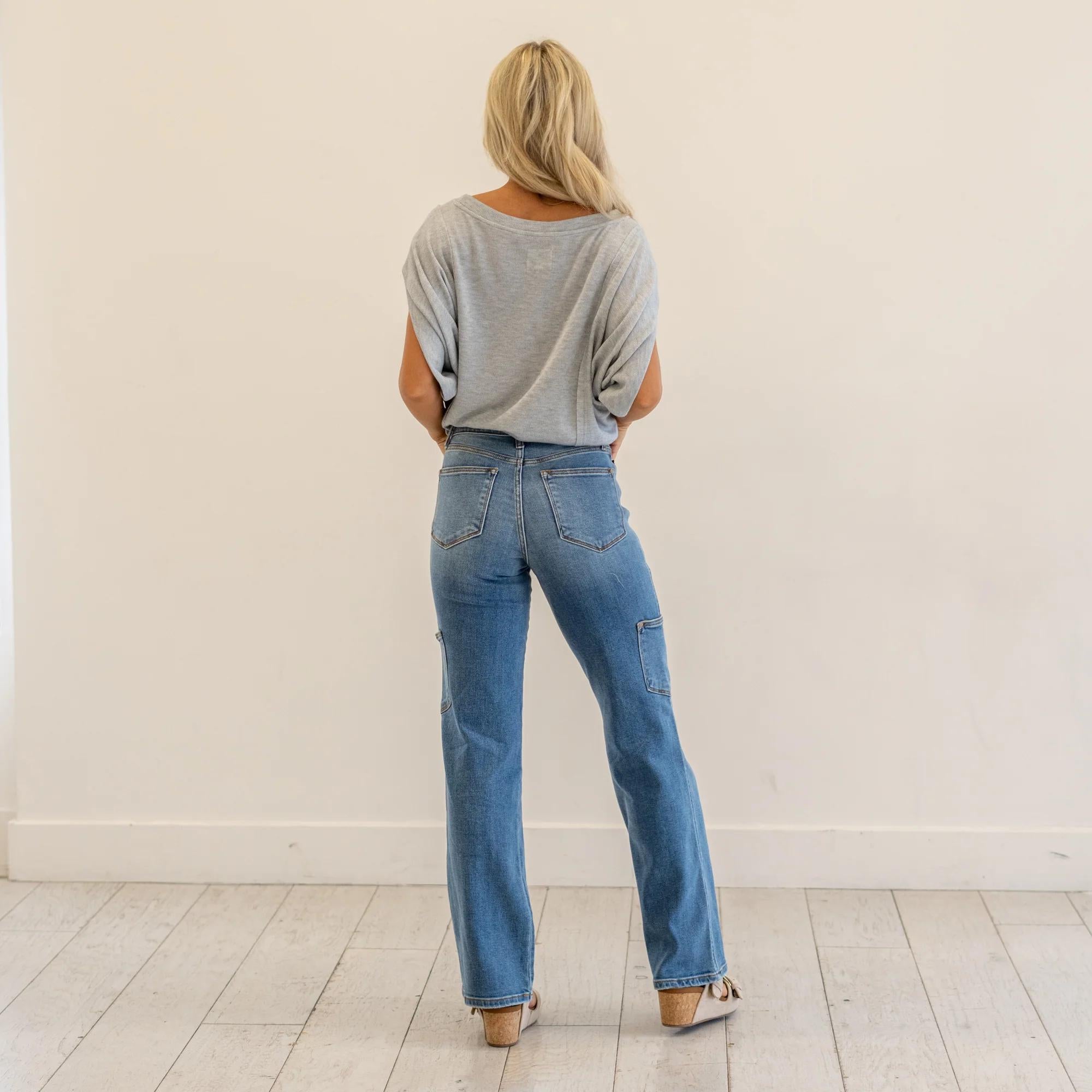 Judy Blue HW 90's Straight Jeans