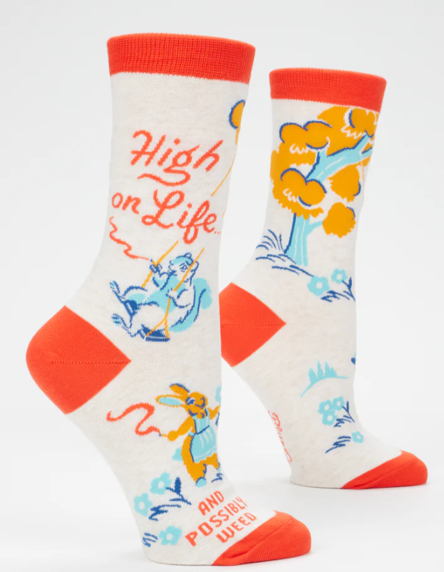 High On Life Crew Socks
