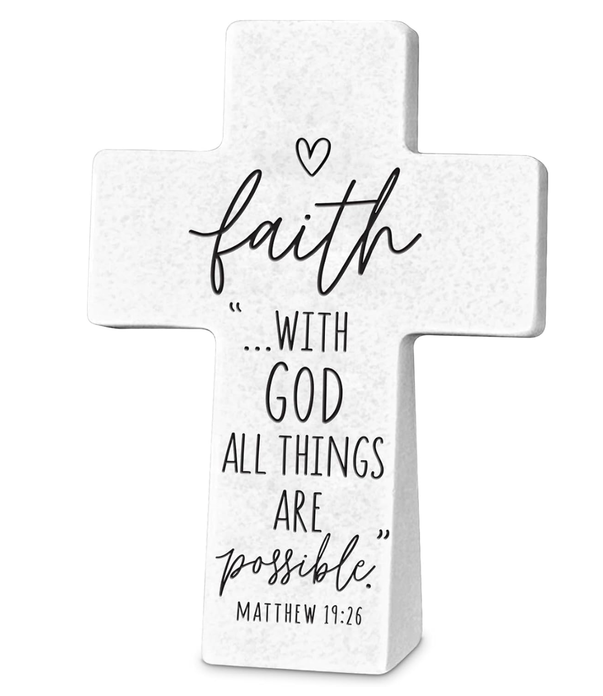 Faith Resin Tabletop Cross