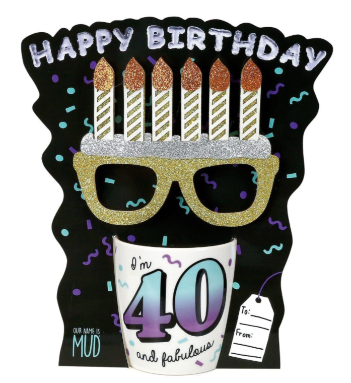 Birthday Mug w/ Glasses Set
