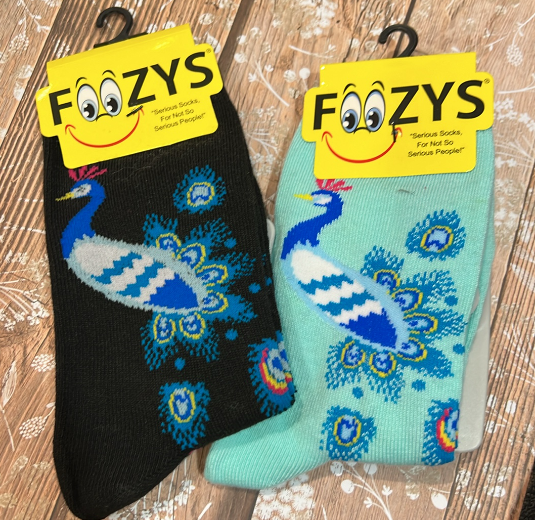 Pretty Peacock Socks