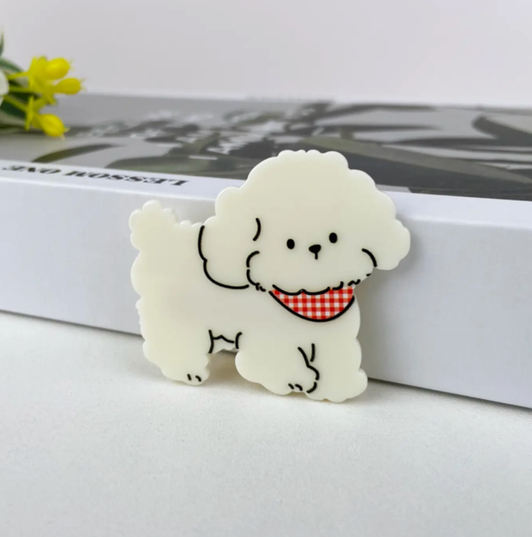 Cartoon Puppy Simple Small Hair Clip