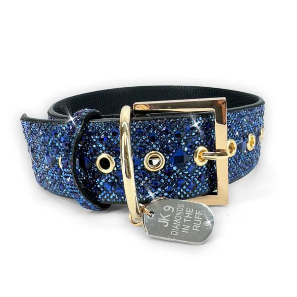 Diamond In the Ruff Dog Collar - BLUE